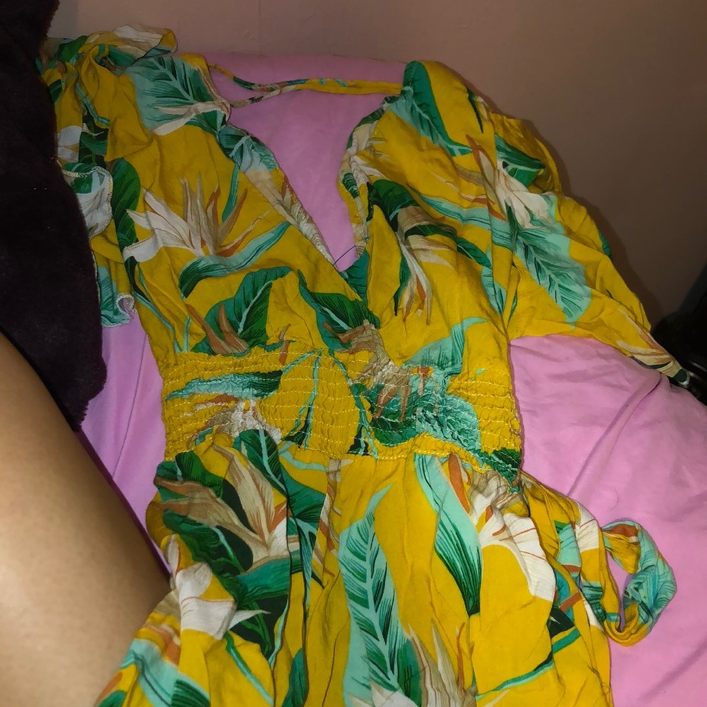 Never worn summer theme short romper